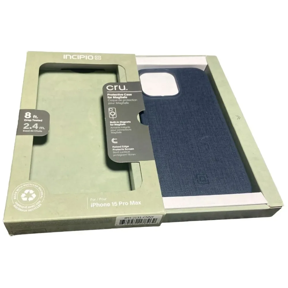 iPhone 15 Pro Max Case MagSafe Incipio Navy Blue Hard Cover 6.7